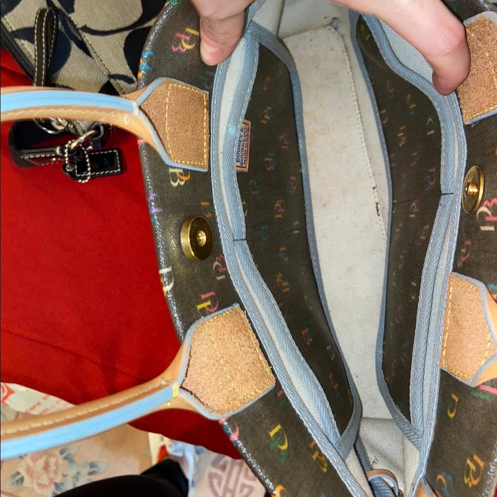 Dooney & Bourke Db Signature Print Bag - image 6